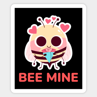 Bee Mine | Be Mine Bees Pun Magnet